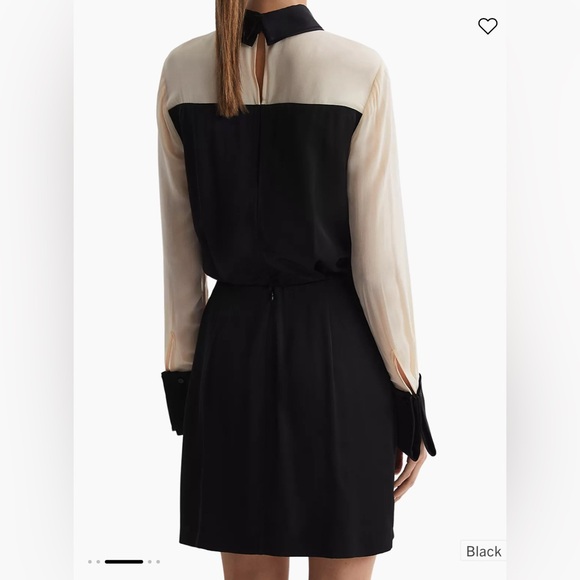 NWT Reiss Paneled Mini Shirtdress - Picture 4 of 8